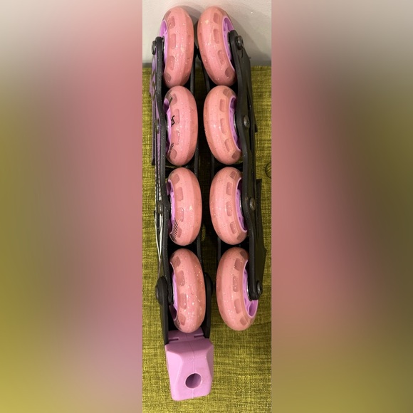 Roller Derby Falcon 2-in-1 Combo Quad & Inline Skates - Purple/Black - Picture 8 of 11